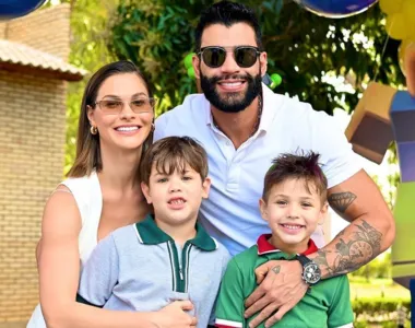 Andressa Suita é casada com Gusttavo Lima e mãe de dois meninos