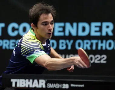 Hugo Calderano, top 5 entre os esportistas de tênis de mesa do mundo