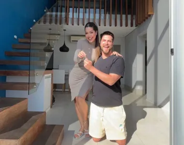 O casal comprou uma casa em São Paulo
