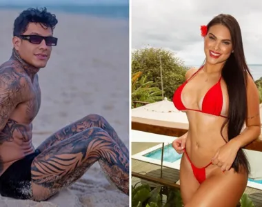 Emily Garcia e Victor Igoh passaram o fim de semana juntos em Salvador