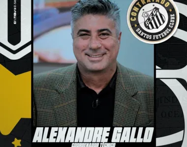 Alexandre Gallo é o novo coordenador técnico do Santos