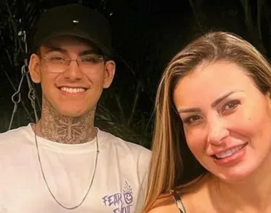 Filho apoia Andressa Urach no mundo da prostituição