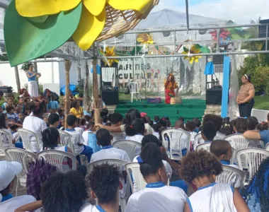 A sétima edição do evento englobou, nos dois primeiros dias, o espaço que contou com a participação dos alunos da Escola Municipal Eugênia Anna dos Santos