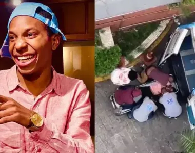 O ator foi socorrido por paramédicos e levado à clínica psiquiátrica