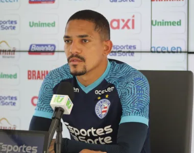 Gilberto em entrevista coletiva desta segunda-feira (16)