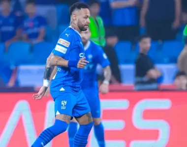 Neymar em ação pelo Al-Hilal