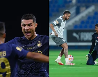 Craques como Cristiano Ronaldo e Neymar reforçaram clubes da Liga Saudita