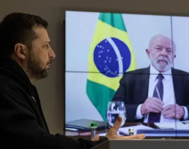 Encontro entre Lula e Zelensky por vídeo