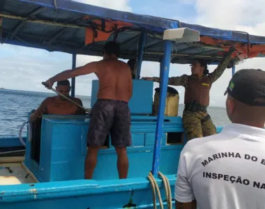 Cerca de 40 quilos de pescados foram apreendidos