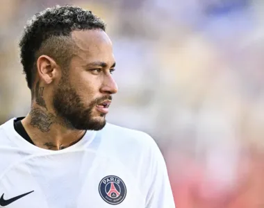 Neymar durante amistoso do PSG com o Jeonbuk na Coreia do Sul