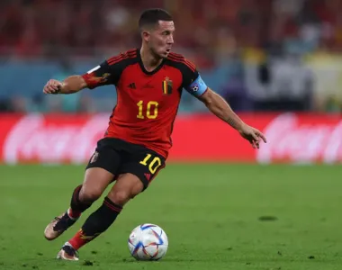 Eden Hazard em ação pela Bélgica