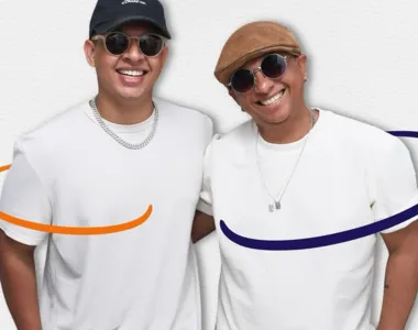 Denny Palma e o filho, Pinho Palma, vocalistas da banda Raça Pura