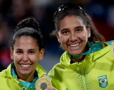 Brasil garantiu medalha no vôlei