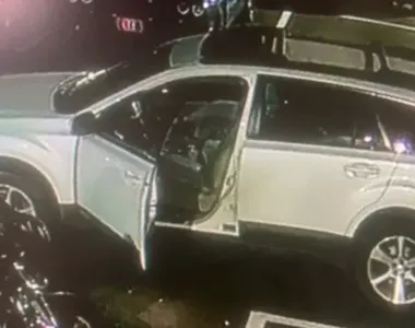 Carro do suspeito divulgado pela polícia