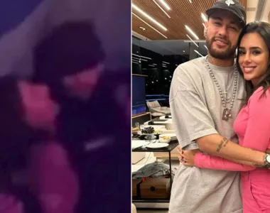 Namorando, Neymar é visto na balada com duas mulheres