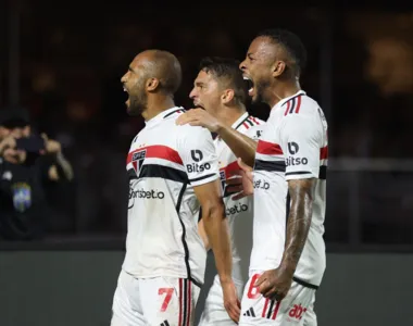 Lucas marcou um dos gols do São Paulo