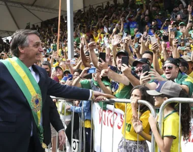 Jair Bolsonaro no Desfile cívico-militar do 7 de Setembro de 2022