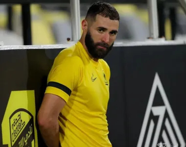 Benzema em treino do Al-Ittihad