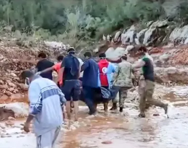 A cidade de Derna foi uma das mais atingidas