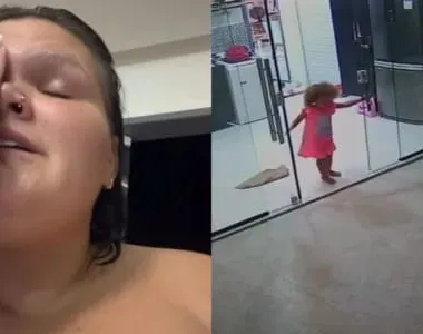 Thais Carla passou por um susto com sua filha Eva