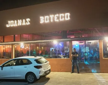 Fachada do bar em Castelo Branco