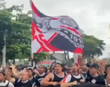 Protesto da Gaviões da Fiel