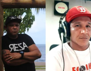 Elias Gold (esquerda) é coordenador de planejamento do GT. DJ Branco (direita) dirige a Casa do Hip-Hop Bahia