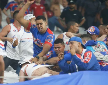 Briga ocorreu durante partida entre Fortaleza e Corinthians