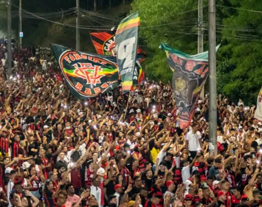 Torcida do Vitória faz a festa