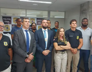 Equipe das Forças de Segurança da Bahia detalharam investigações que levaram a laboratório