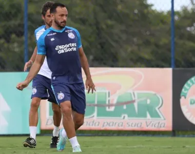 Yago em treino do Bahia