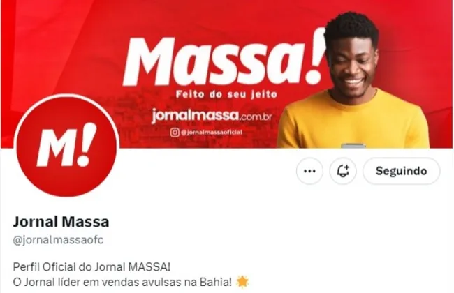 Imagem ilustrativa da imagem Portal do Jornal MASSA! volta com tudo para o X; confira