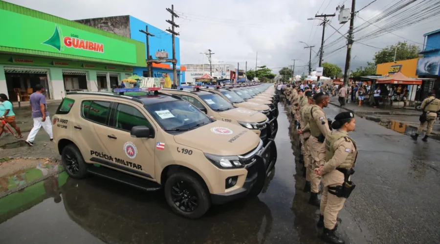 Viaturas serão utilizadas por unidades especializadas da Polícia Militar na capital e na Região Metropolitana de Salvador (RMS)