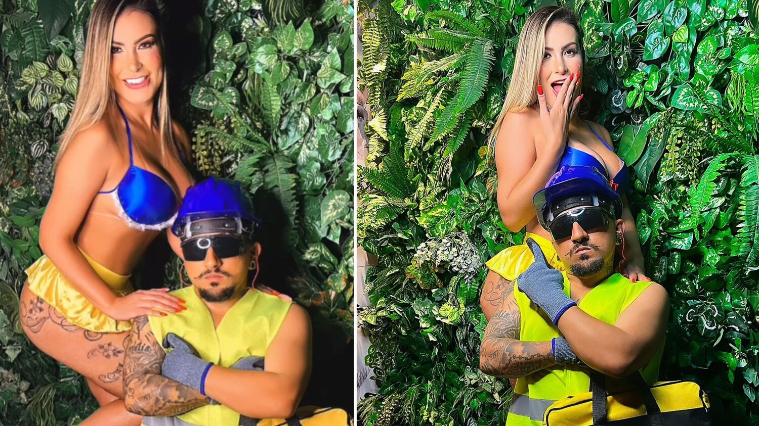 Andressa Urach grava pornô com anão: 