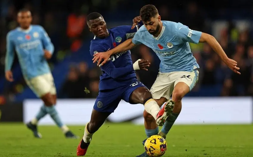 Em jogo com oito golos, Chelsea-Manchester City termina empatado