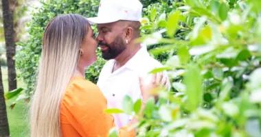 Imagem ilustrativa da imagem Silvanno Salles grava clipe com a esposa; confira tudo na coluna