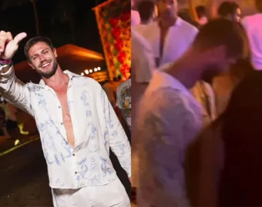 Jonas foi flagrado em clima de romance com mulher misteriosa