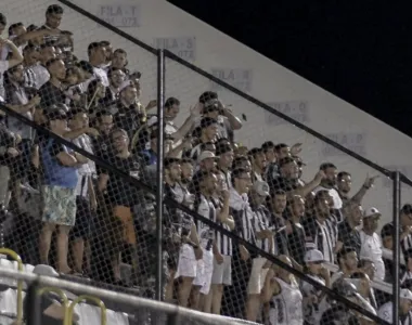 Torcida do Botafogo-PB no Estádio Frasqueirão