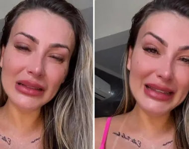 Andressa Urach se emocionou ao conseguir ajudar seguidoras