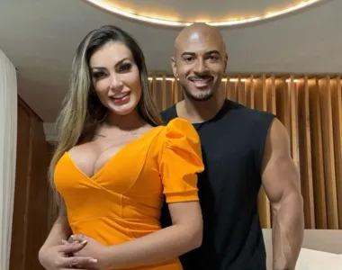 Andressa Urach afirmou que está apaixonada por Lucas Ferraz