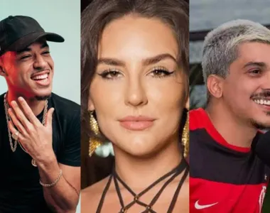 O rapper L7nnon e os influenciadores Kéfera Buchmann e Chico Moedas são um dos nomes