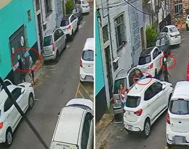 Mulher tentou fugir com o carro, mas os meliantes a abordaram com violência