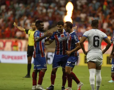 Yago Felipe marcou dois gols e foi o grande destaque do Bahia no jogo