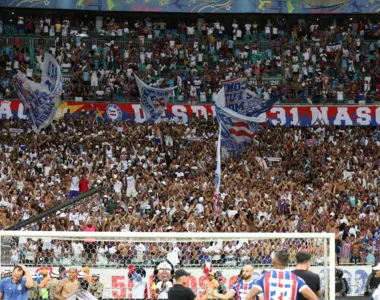 Torcida do Bahia deu show nas arquibancadas este ano