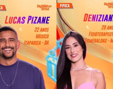 Os dois participantes fazem parte do time pipoca