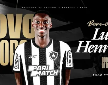 Em suas redes sociais o Botafogo fez o anúncio do atleta