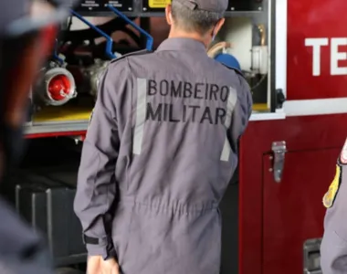 Caminhão do Corpo de Bombeiros foi usado no Festival Virada Salvador