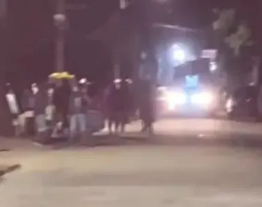 Ambulância socorreu as mulheres para o hospital