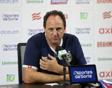 Rogério Ceni durante a coletiva