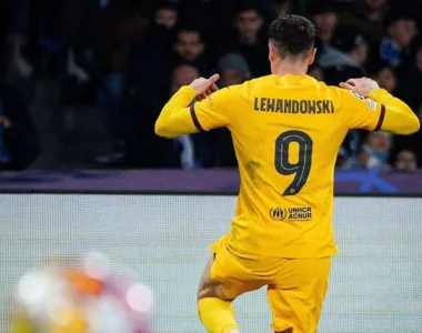 Lewandowski marcou seu 93º gol na Liga dos Campeões